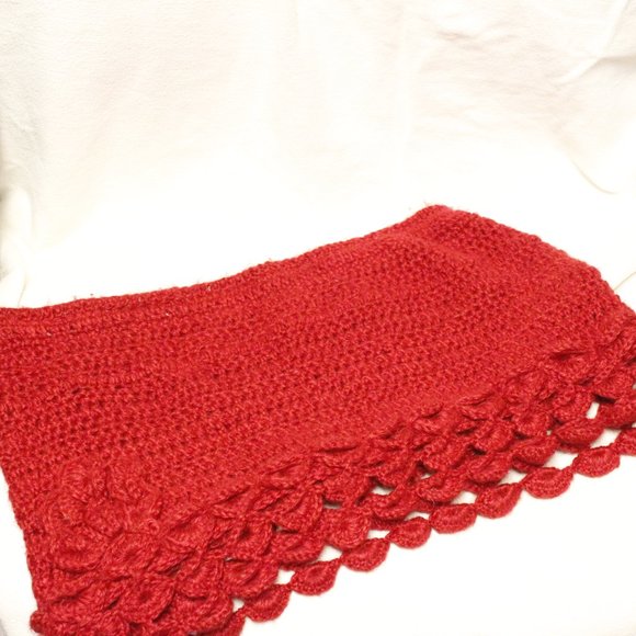 Handcrafted Crochet Mini Skirt sz S - Picture 5 of 6